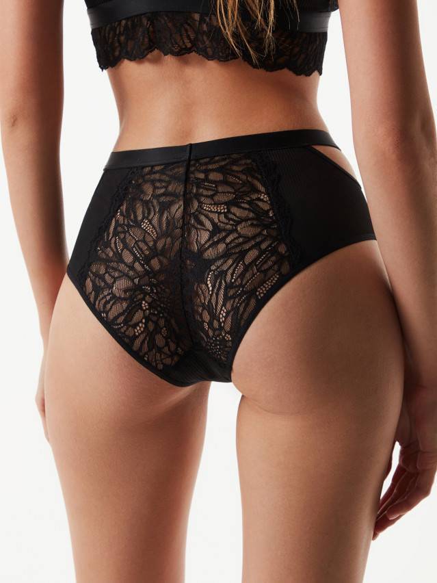 Трусы женские CE DIVONTEESE LBR 1474, р.90, black - 2