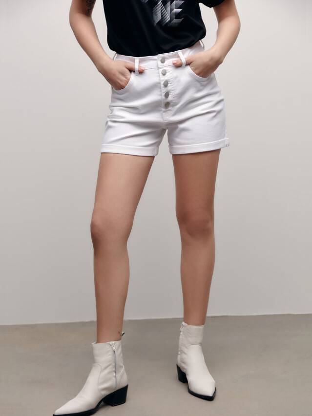 Шорты джинсовые женские CE CON-446, р.170-90, white - 3