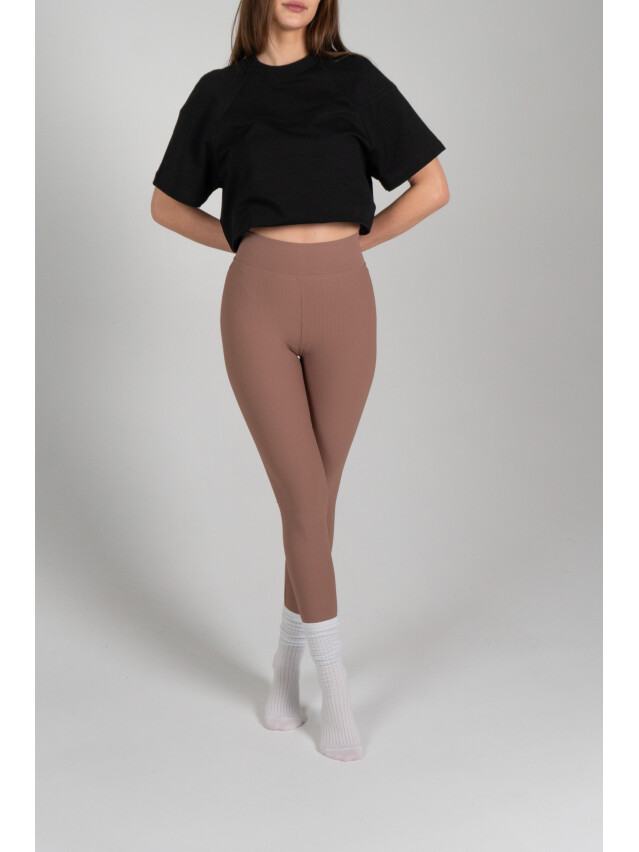 Леггинсы женские EL 30024, р.XL, cappuccino - 2