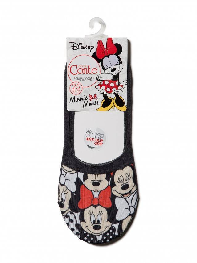 Подследники женские хлопковые ©Disney 18С-198СПМ, р. 36-37, 142 темно-серый - 3