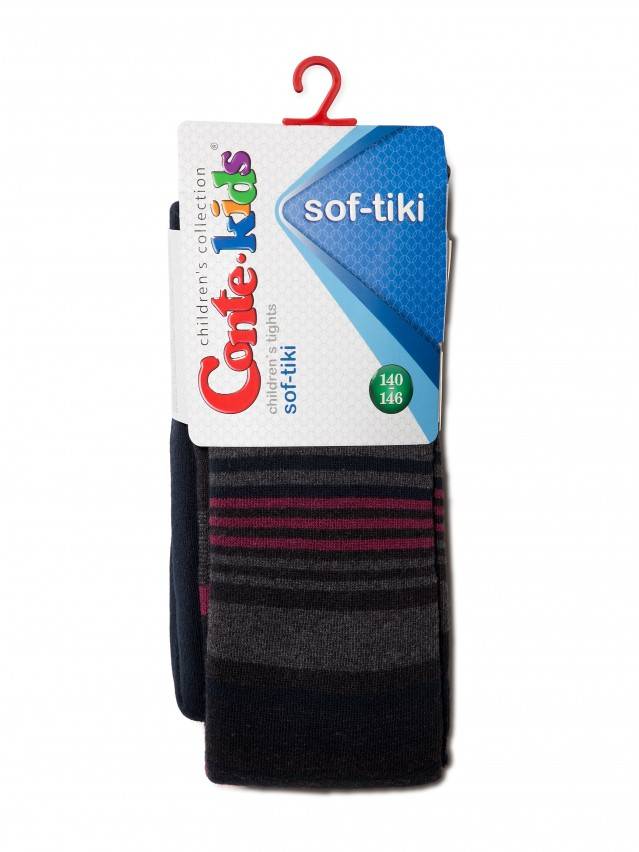 Колготки хлопковые детские SOF-TIKI (махровые внутри) 7С-38СП, p. 140-146, темно-синий, рис. 399 - 2