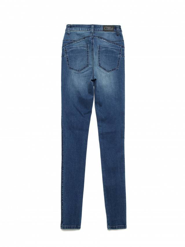 Джинсы skinny с высокой посадкой CON-144, р.170-90, dusty blue - 4