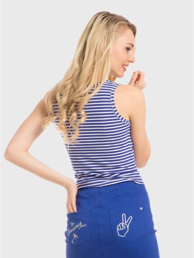 Джемпер LD 731, р.170-92, василек-белый - 3