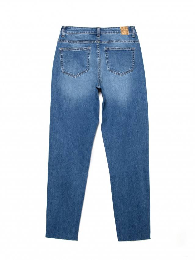 Джинсы Mom Fit с высокой посадкой CON-189, р.170-102, mid blue - 5