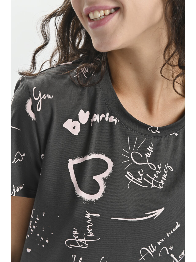 Джемпер женский Don`t worry EL 1359, р.XL, graphite charm - 1