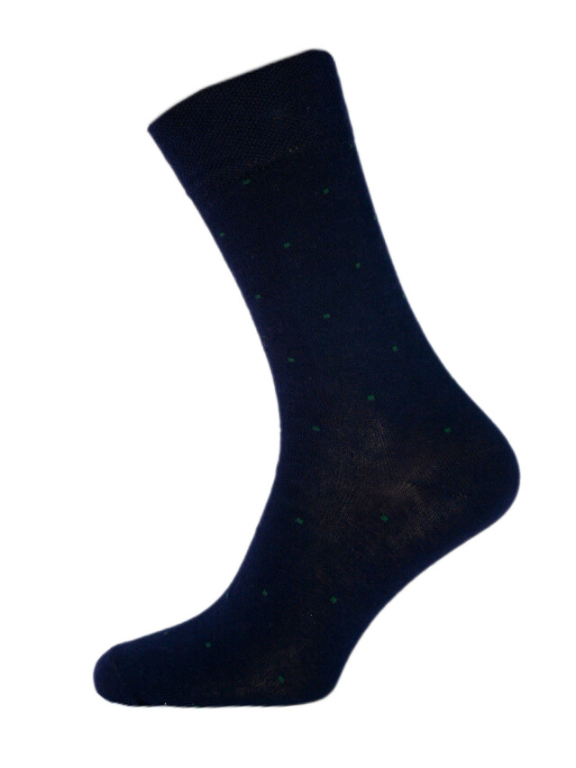 Носки мужские MS M0201S, р.40-41, 12 т. синий из зел. кап. - 1