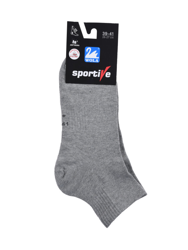 Носки мужские (короткие) W94.3N4 р.39-41 999 пепельный/ash - 2