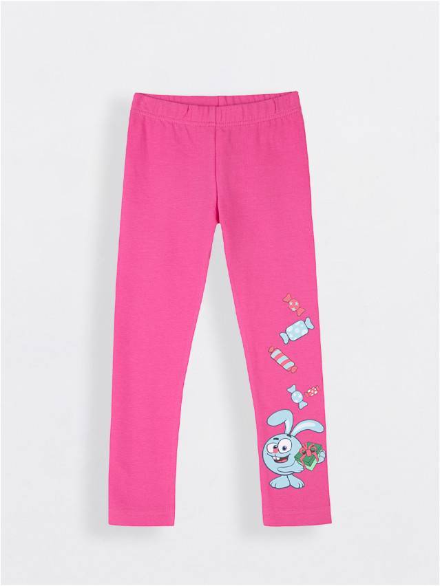 Леггинсы для девочек СМЕШАРИКИ, р.104,110-56, pink - 1