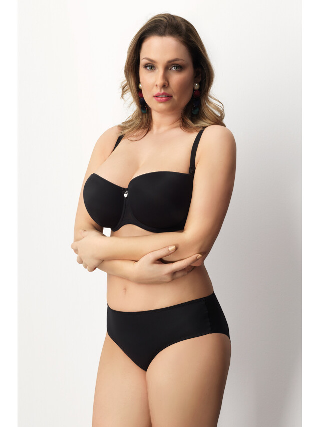 Бюст. balconette CR Karolina 25706, р.75F, черный - 2