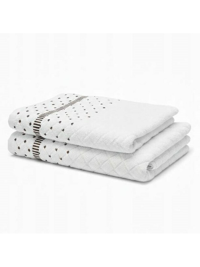 Полотенце махровое TWL Prime 500 г/м2, 70*140 см, белый - 3