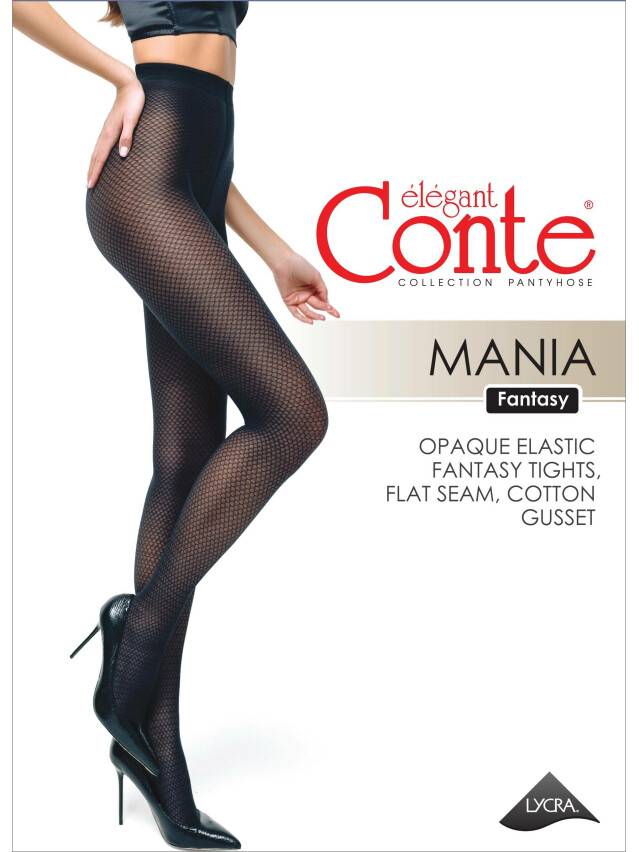 Колготки женские FANTASY MANIA, р.2, nero - 5