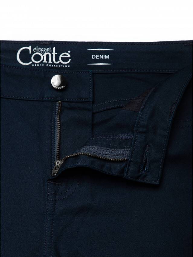 Джинсы Straight Fit со средней посадкой CON-139B, р.170-106, dark navy. Рекомендуем к покупке меньший размер (обхват бедер). - 7