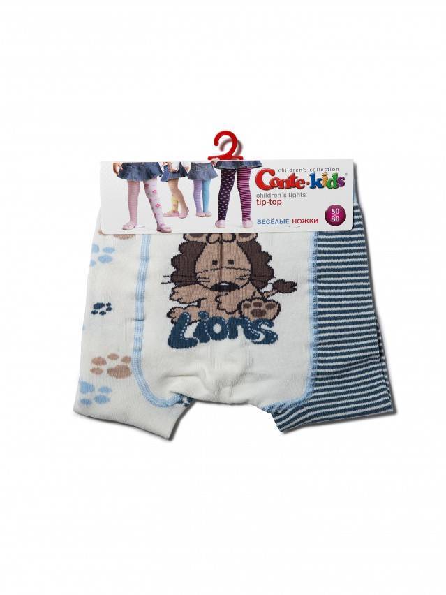 Колготки хлопковые детские TIP-TOP (веселые ножки) 14С-79СП, p. 62-74, молочный-джинс, рис. 356 - 3