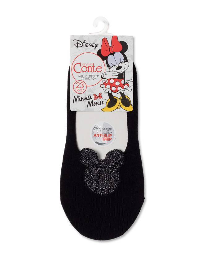 Подследники женские хлопковые CE DISNEY 20С-98СПМ, р.36-37, 242 черный - 4