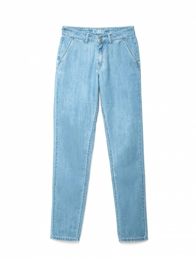 Джинсовые брюки со средней посадкой CON-140, р.170-90, bleach blue - 4
