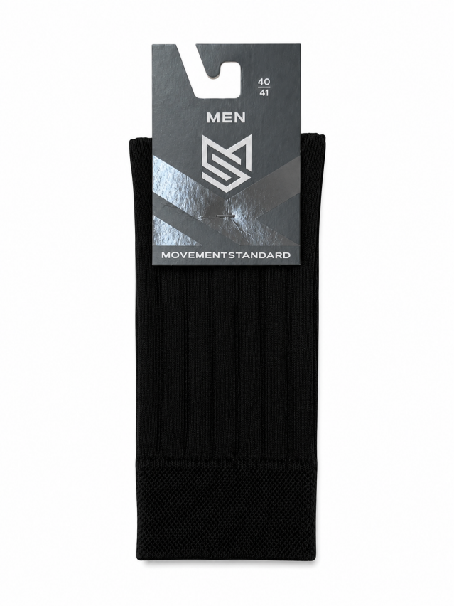 Носки муж. MS M0201S, р.40-41, 49 черный - 2