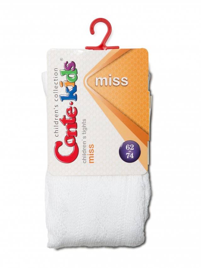 Колготки хлопковые детские MISS (ажурные) 7С-80СП, p. 62-74, белый, рис. 266 - 2