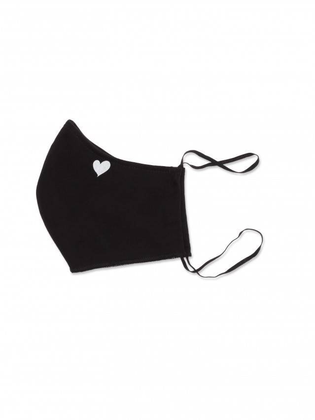Повязка на лицо F 06, р.15 х 23, black - 3