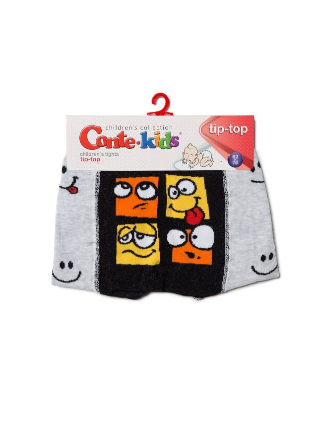 Колготки детские TIP-TOP, р.62-74 (12),495 светло-серый - 3