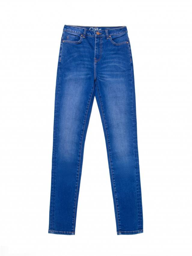 Джинсы skinny с высокой посадкой CON-217, р.170-102, washed royal blue - 4