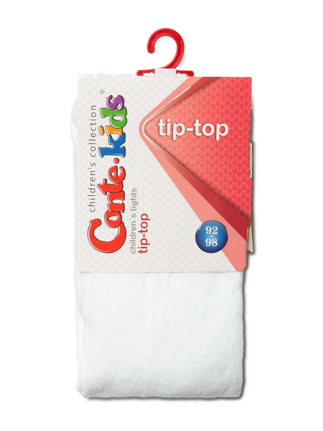 Колготки хлопковые детские TIP-TOP 4С-03СП, p. 104-110, белый, рис. 362 - 3