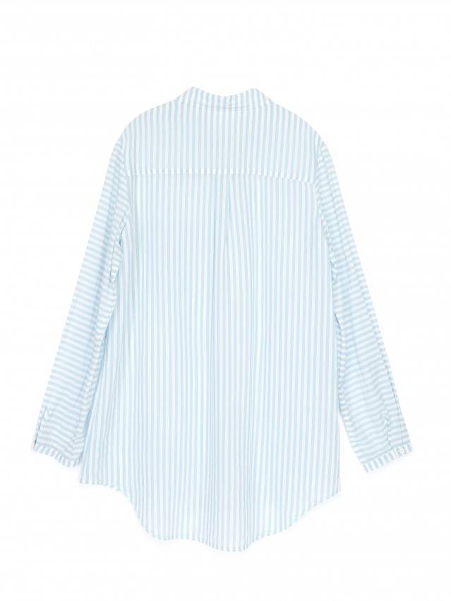 Рубашка LBL 1096, р.170-84-90, white-light blue - 6
