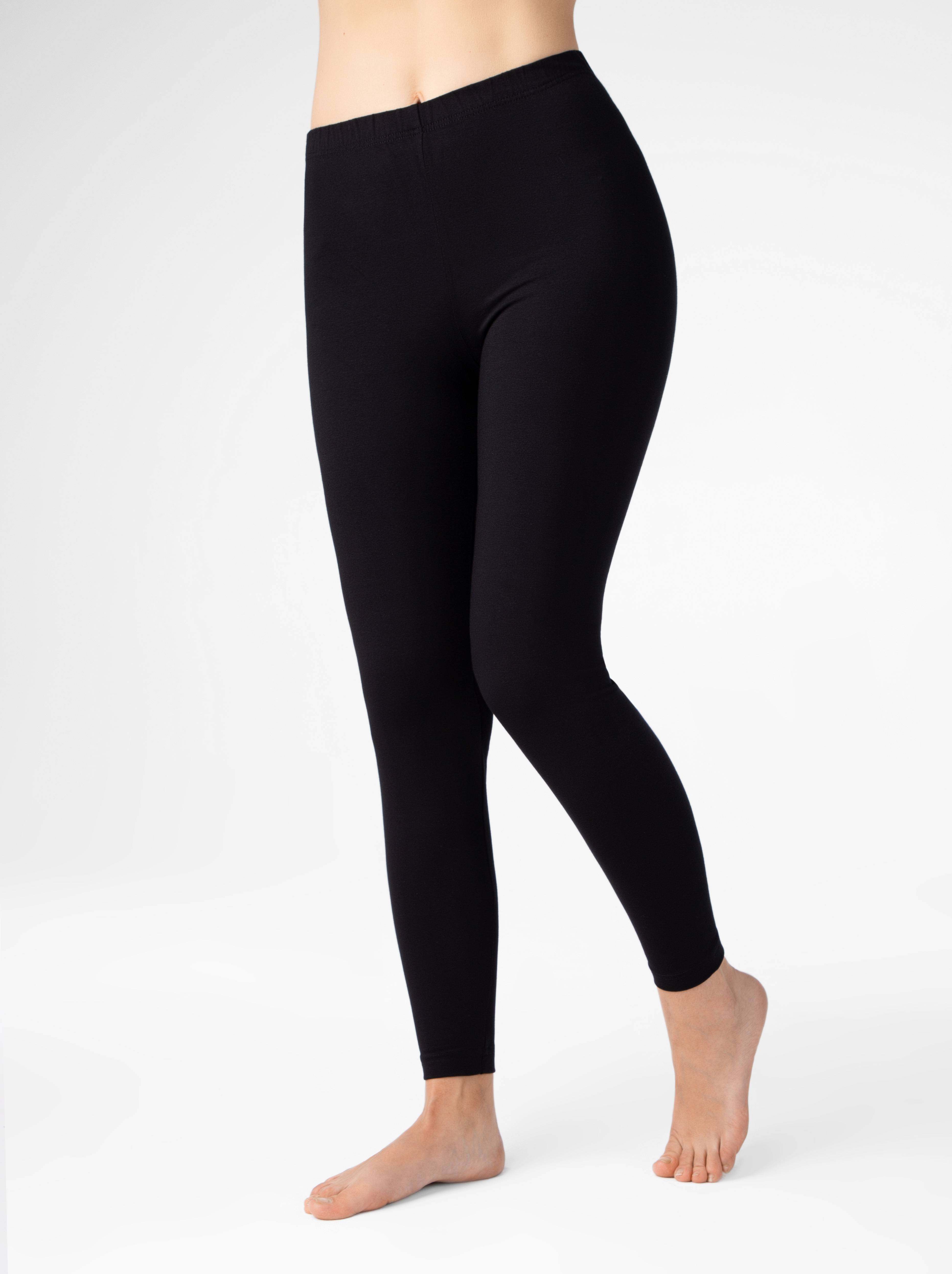 

Джеггінси жіночі Conte ⭐️, Black, Бавовняні легінси з високою посадкою BASIC SIZE+