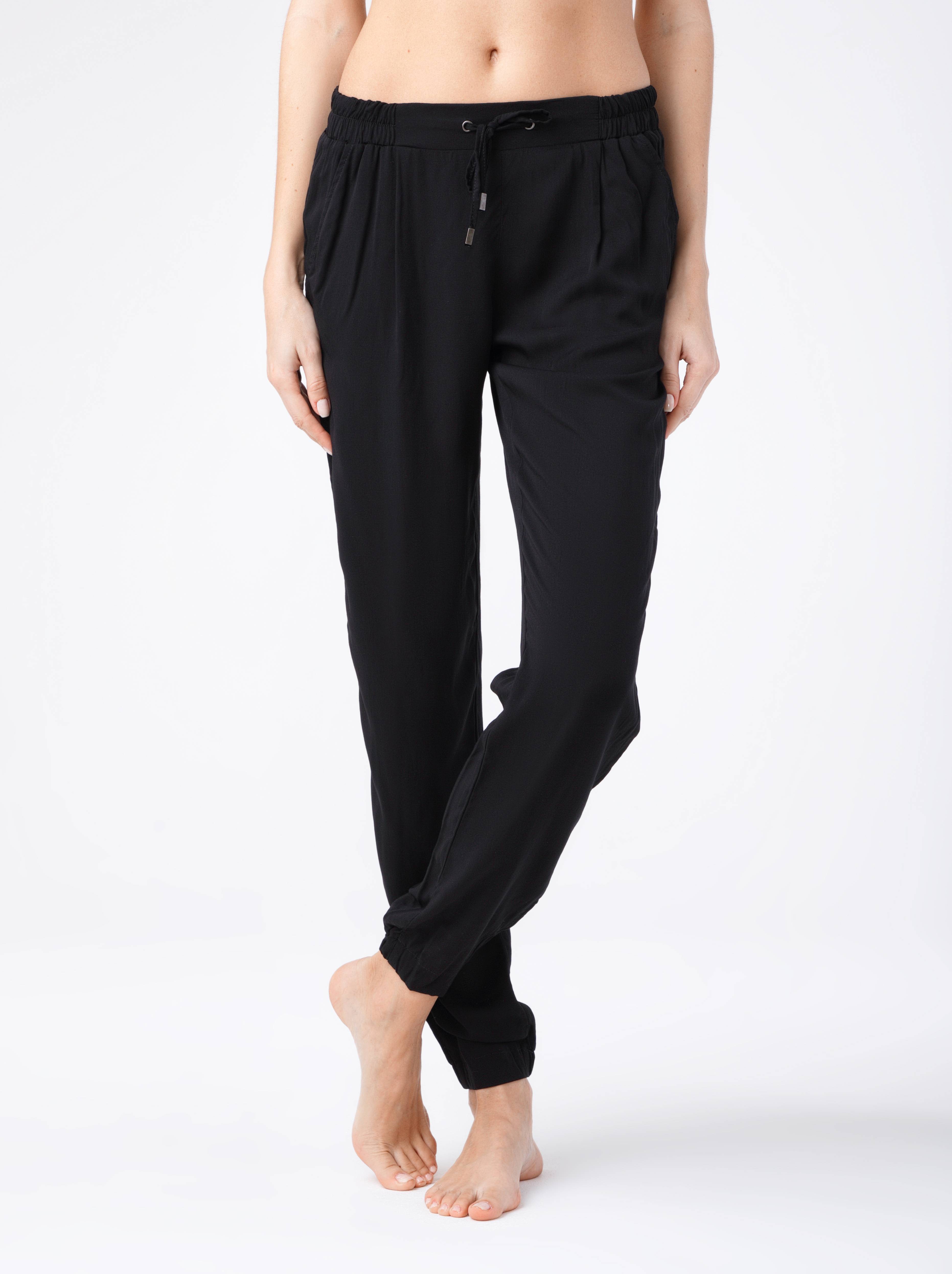 

Штани жіночі Conte ⭐️, Grey;black, Штани вільного крою з манжетами FORLI