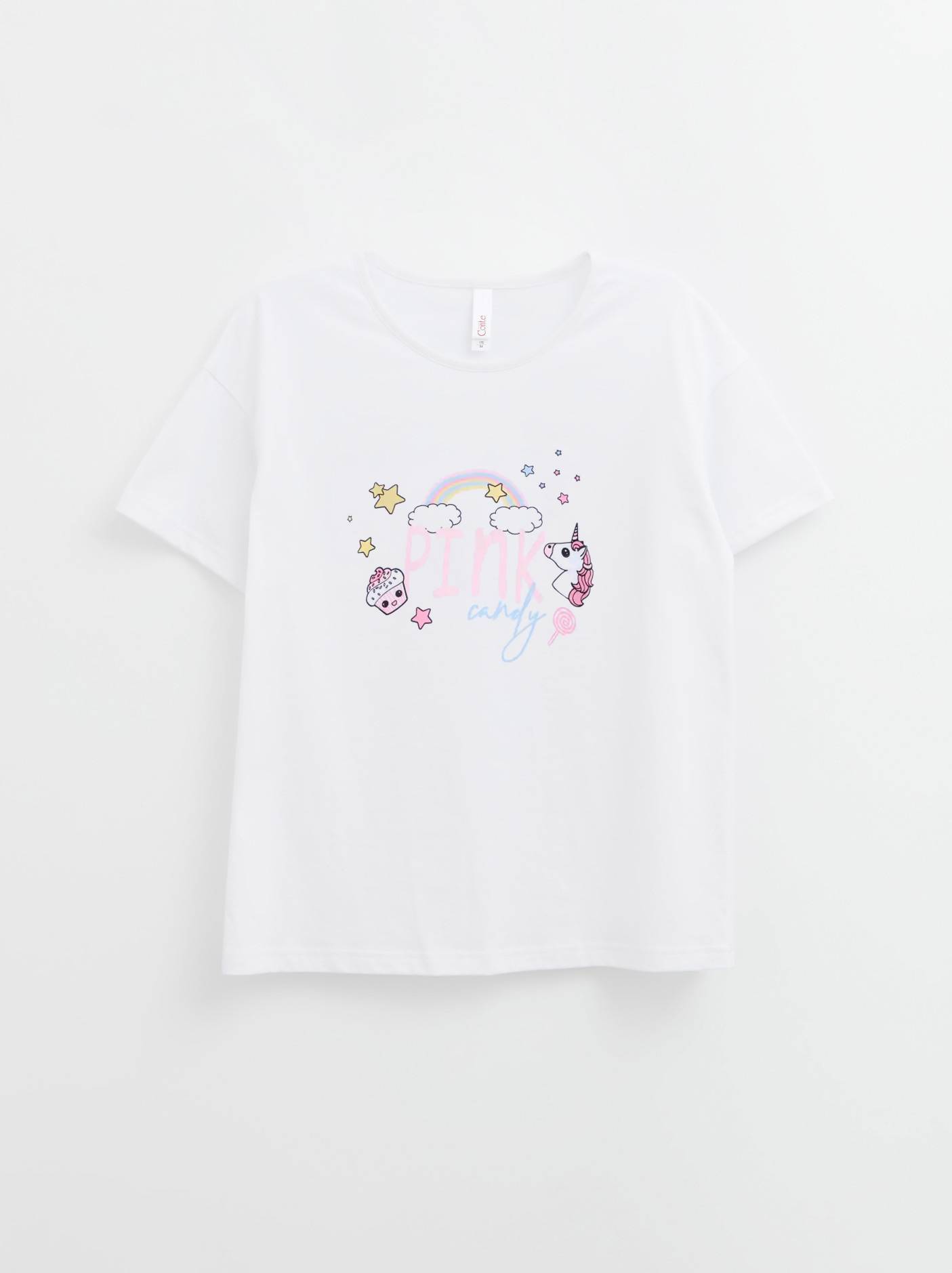

Футболка з бавовни «minnie style» © disney dd 1249.4 Conte ⭐️, White/білий