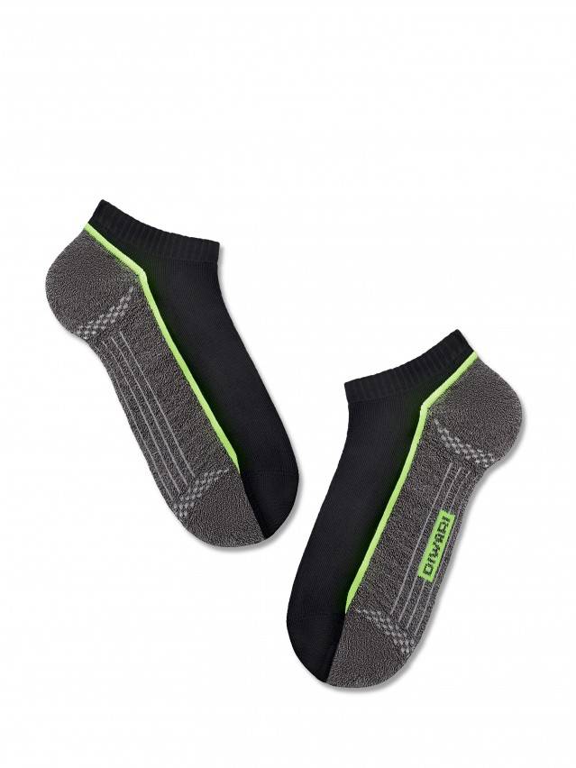 Шкарпетки чоловічі ACTIVE (ультракороткі) 15С-44СП, р. 25, 044 чорний-темно-сірий - 1