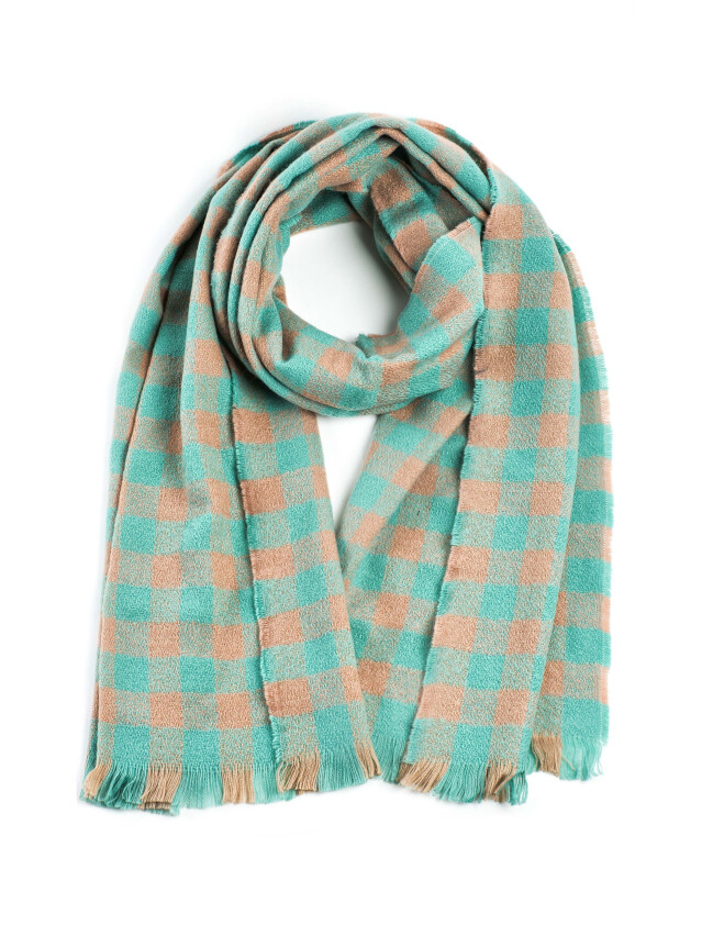 Аксесуар ESLI Шарф жіночий ES103, р.180,0х50,0, бірюзово-сірий - 1