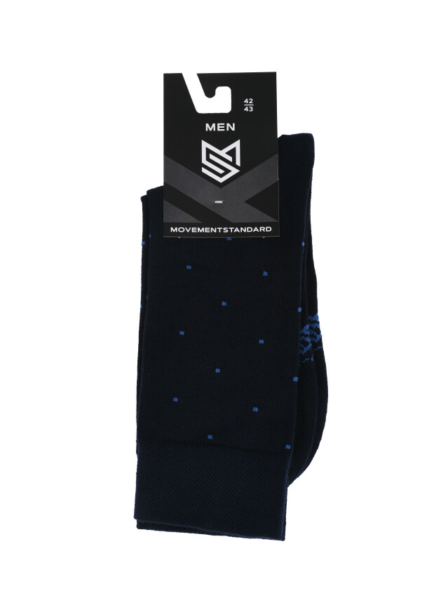Шкарпетки чоловічі MS M0201S, р.40-41, 15 т.синій - 2