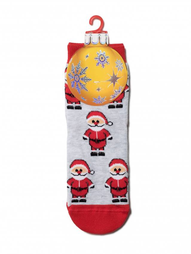 Шкарпетки дитячі CONTE-KIDS (люрекс, новорічні) 17С-49СП, р.16-18, 300 світло-сірий - 2