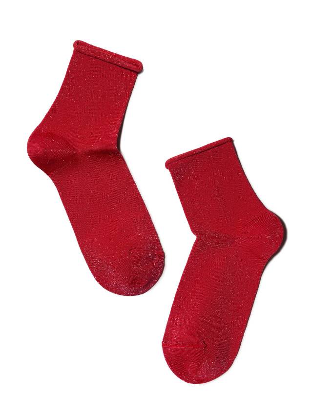 Шкарпетки жіночі віскозні CLASSIC (люрекс, без резинки) 17С-16СП, р.36-37, 000 червоний - 3