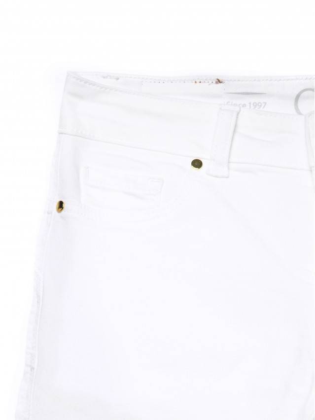 Білі моделюючі джинси PUSH UP CON - 128 - 6