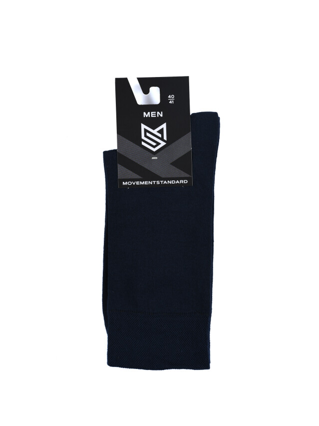 Шкарпетки чол. MS M0201S, р.40-41, 00 т.синій - 2