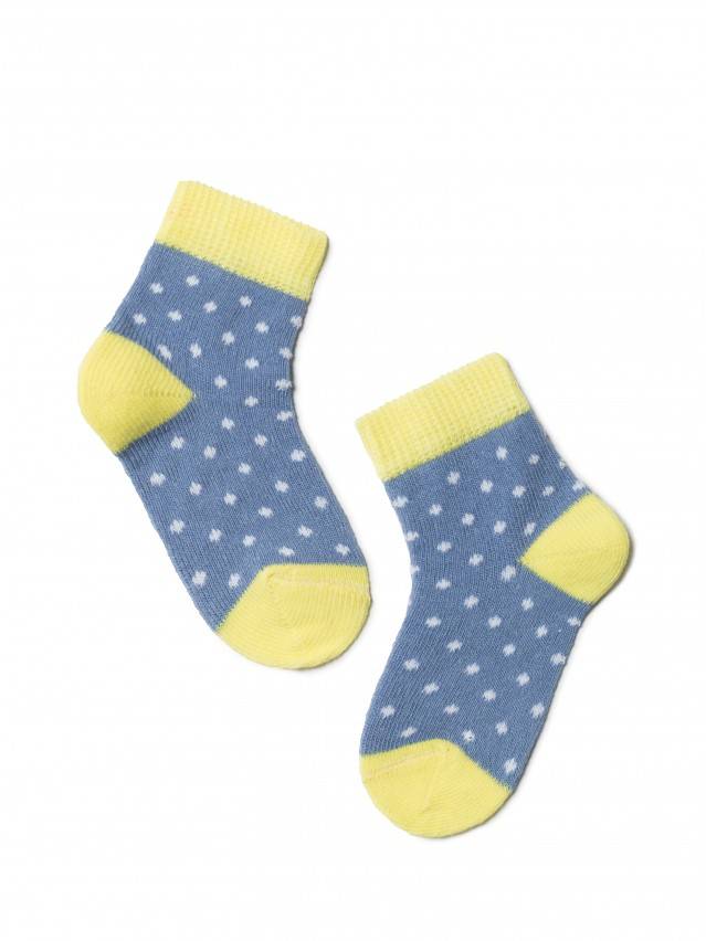 Шкарпетки дитячі TIP-TOP, р. 10, 214 джинс-жовтий - 1
