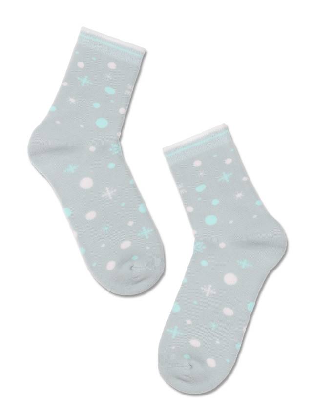 Комфортні теплі махрові жіночі шкарпетки з бавовни, з малюнками. - 2