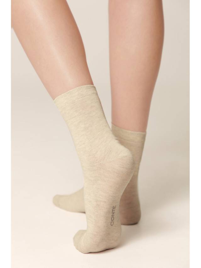 Шкарпетки жіночі бавовняні CE CLASSIC (bio) 21С-107СП, р.36-37, 000 бежевий - 3
