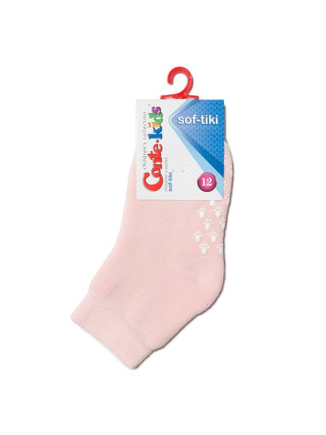 Шкарпетки дитячі SOF-TIKI (з антиковзаючим покриттям),р. 12, 000 світло-рожевий - 2
