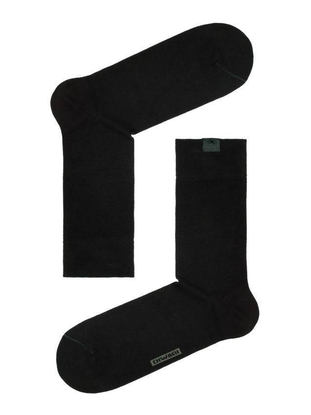 Шкарпетки чоловічі CLASSIC (з кнопками) 17С-104СП, р.25, 000 чорний - 1