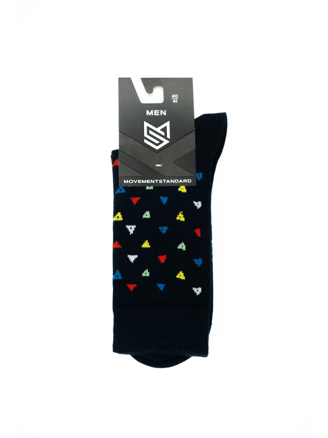 Шкарпетки чоловічі M0201S, р.40-41, 37 т.синій - 2