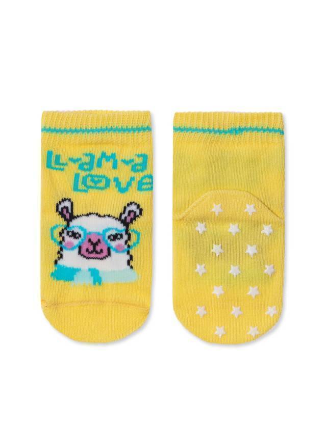 Дитячі шкарпетки з бавовни, з антиковзаючим покриттям на стопі, з малюнками. Для дівчаток і хлопчиків. - 1