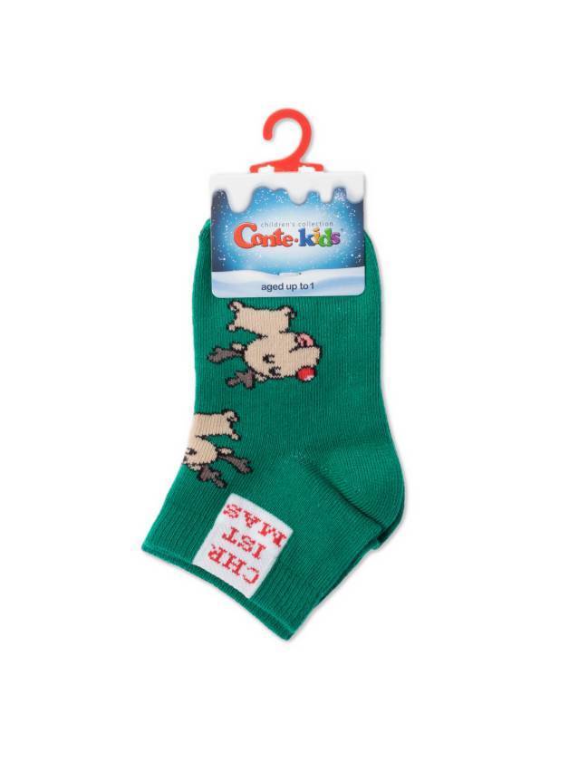Шкарпетки дитячі CK NEW YEAR 21С-64СП, р.13-14, 649 зелений - 2