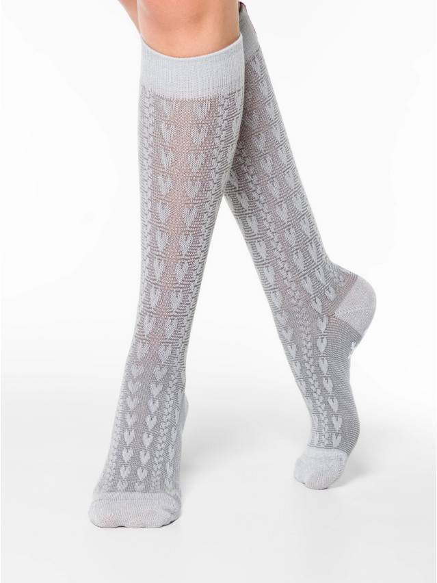 Шкарпетки жіночі бавовняні CE NEW YEAR 21С-28СП (антиковзкі),р.36-39, 286 світло-сірий - 7