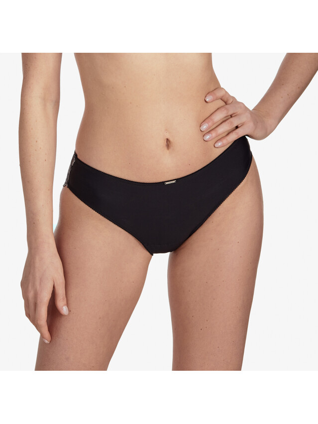 Труси жіночі Ajour СЕНСУЕЛЬ Т88 38, Чорний/Сірий - 1