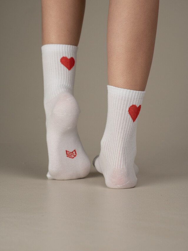 Шкарпетки жін. M0109S, р.36-40, 40 білий - 2