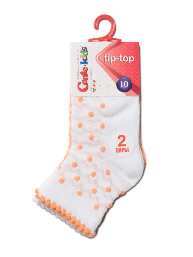 Шкарпетки дитячі TIP-TOP (2 пари) 16С-100СП, р.10, 714 білий-персик - 4