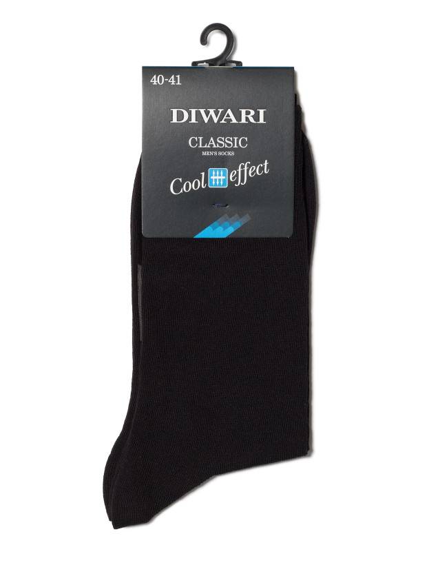 Шкарпетки чоловічі CLASSIC COOL EFFECT, р. 23, 000 чорний - 2