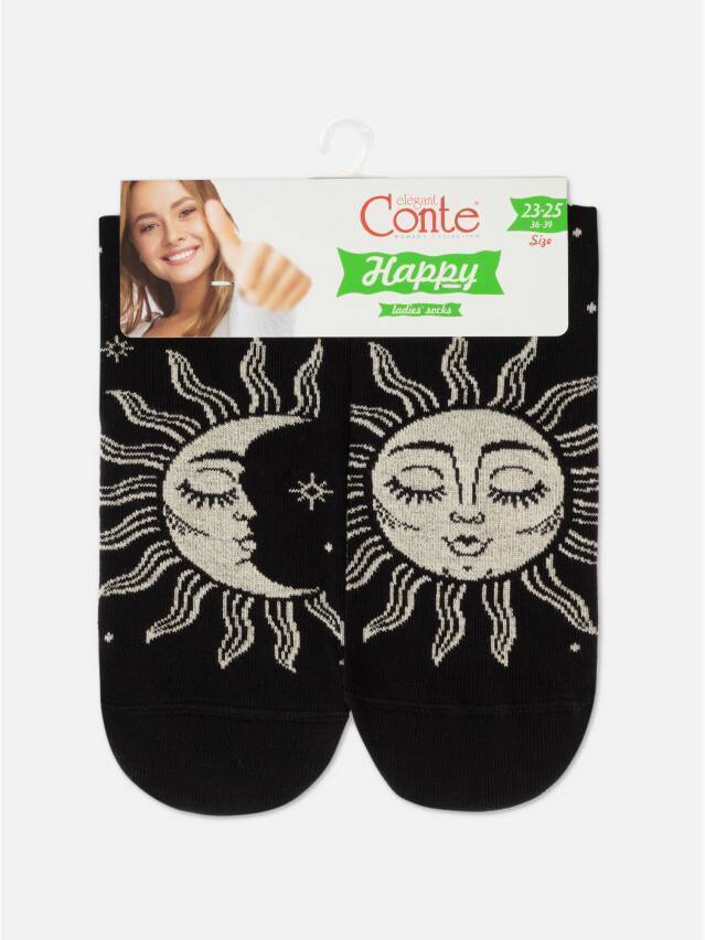 Шкарпетки жіночі бавовняні CE HAPPY 18С-227СП, р.36-39, 355 чорний - 6